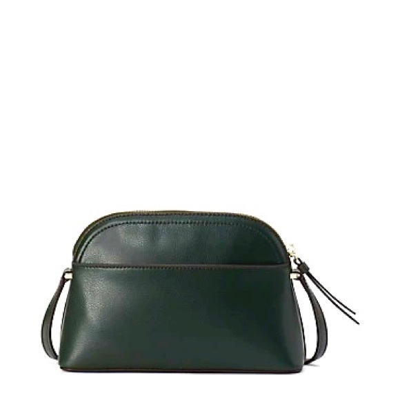 Kate Spade genuine leather crossbody deep green - Picture 8 of 9